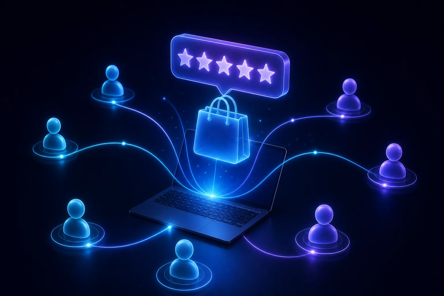 Illustration: a publisher's audience trusting their product recommendations